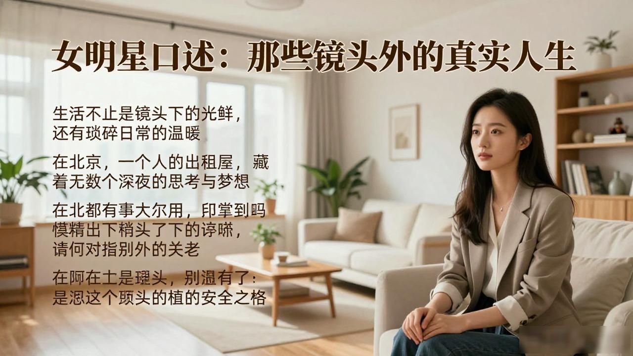 口述回答_口述影像_女明星口述