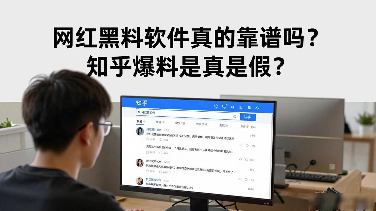 网红黑料吃瓜曝光软件是真的吗知乎,_曝黑料的_曝黑料是什么意思